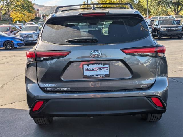 used 2021 Toyota Highlander car, priced at $26,800