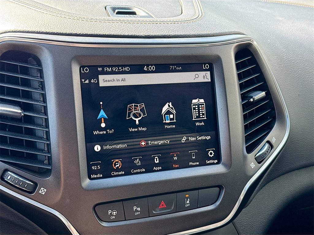 used 2021 Jeep Cherokee car, priced at $20,900