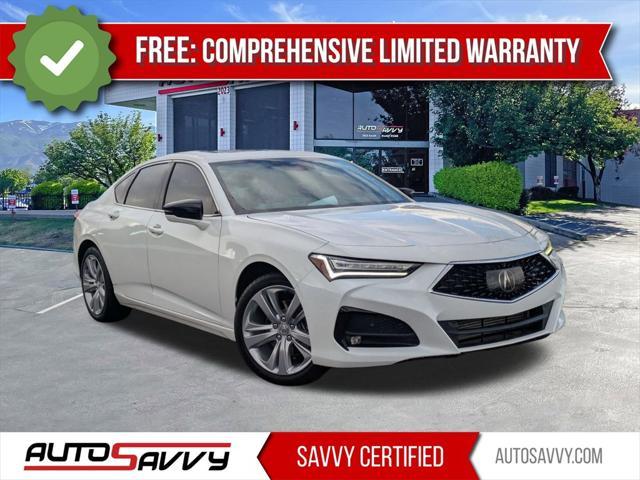 used 2021 Acura TLX car, priced at $25,400