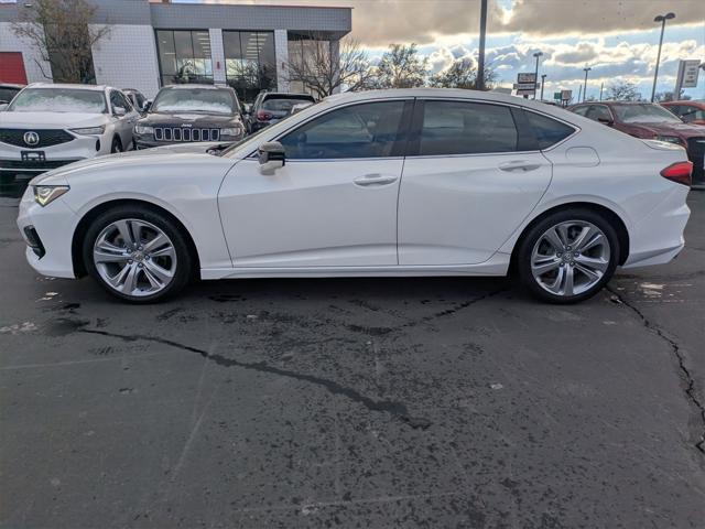 used 2021 Acura TLX car, priced at $25,400