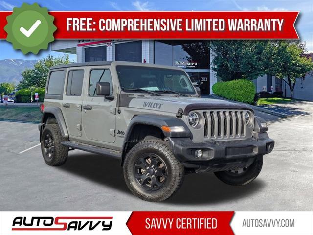 used 2020 Jeep Wrangler Unlimited car, priced at $26,800