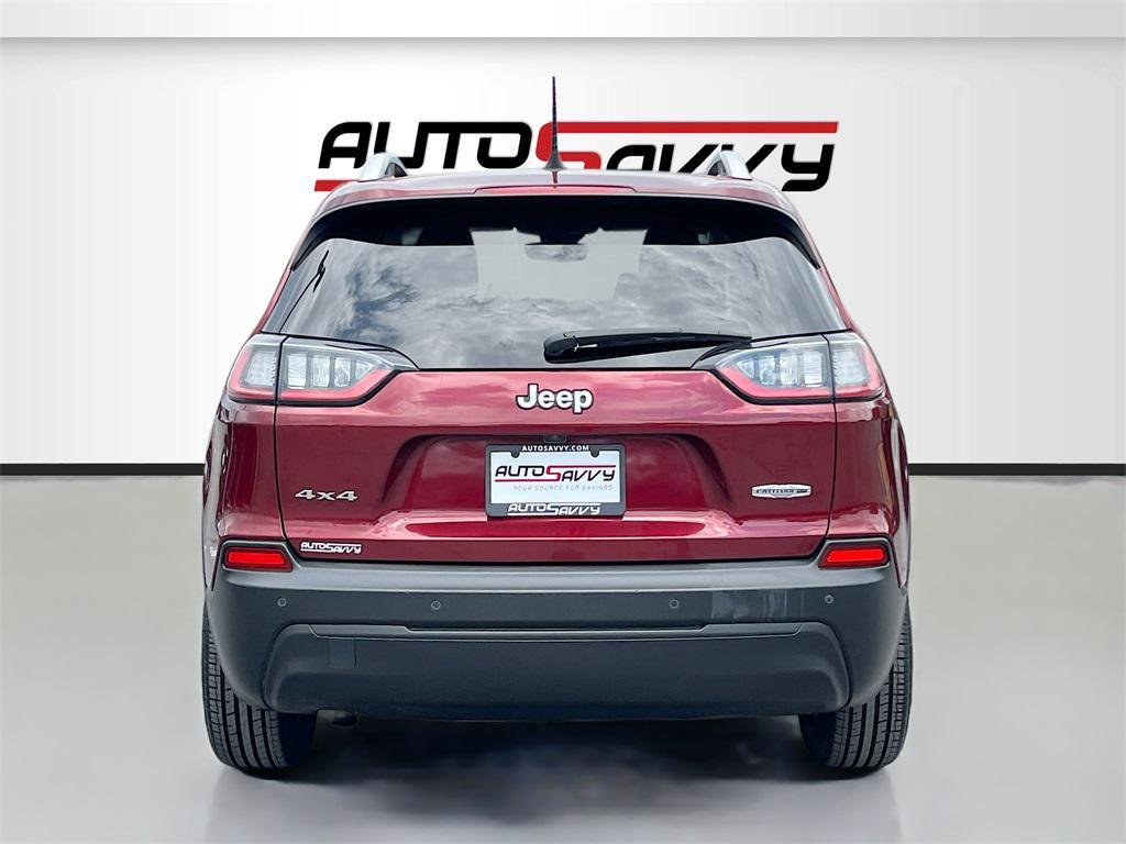 used 2021 Jeep Cherokee car, priced at $17,500