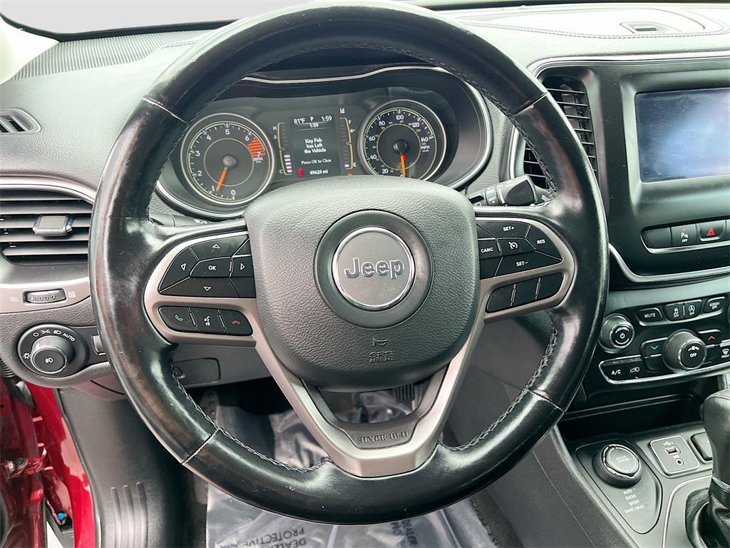 used 2021 Jeep Cherokee car, priced at $17,500