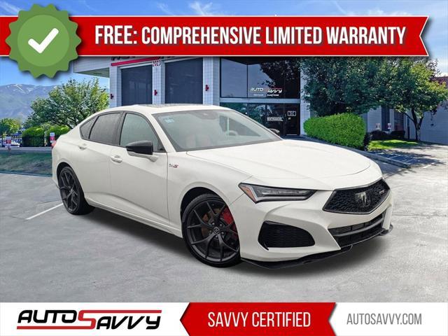 used 2022 Acura TLX car, priced at $34,700