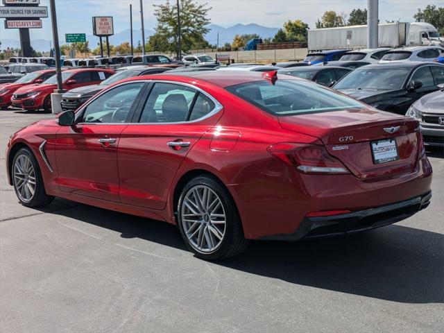 used 2021 Genesis G70 car, priced at $22,400