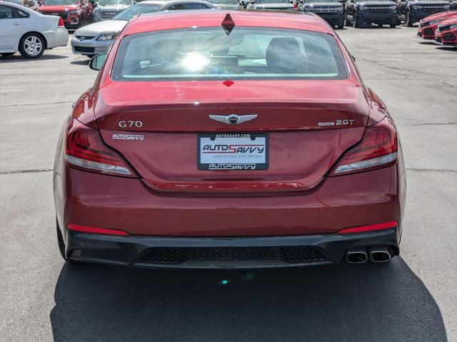 used 2021 Genesis G70 car, priced at $22,400