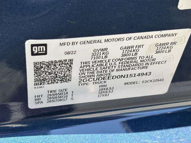 used 2022 Chevrolet Silverado 1500 car, priced at $45,988