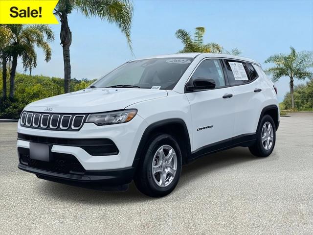 used 2022 Jeep Compass car, priced at $17,499