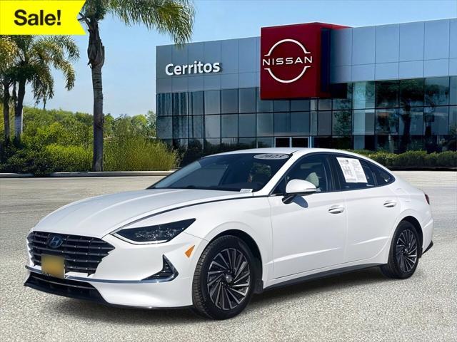 used 2023 Hyundai Sonata Hybrid car, priced at $22,599