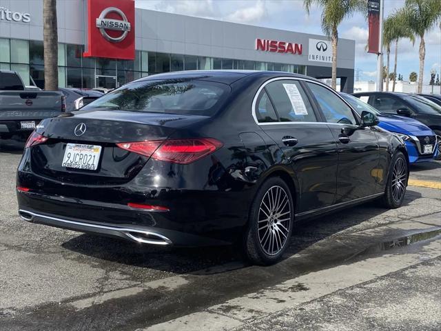 used 2022 Mercedes-Benz C-Class car, priced at $32,000