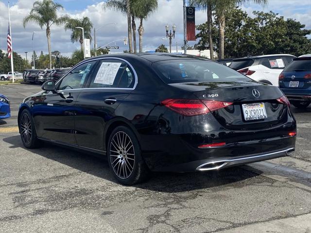 used 2022 Mercedes-Benz C-Class car, priced at $32,000