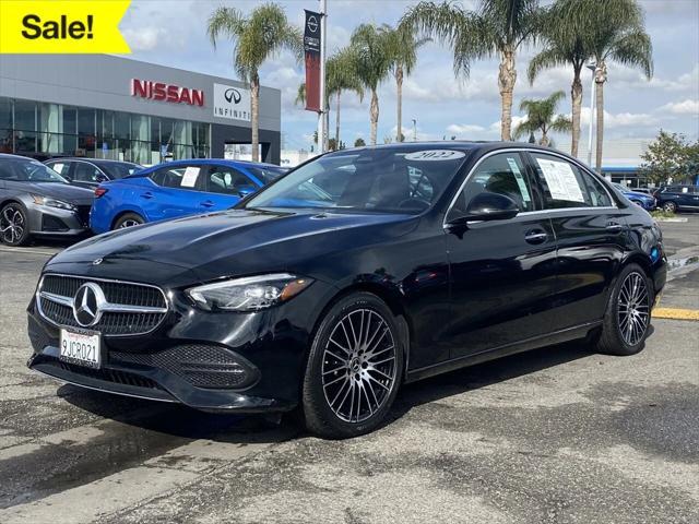 used 2022 Mercedes-Benz C-Class car, priced at $32,000