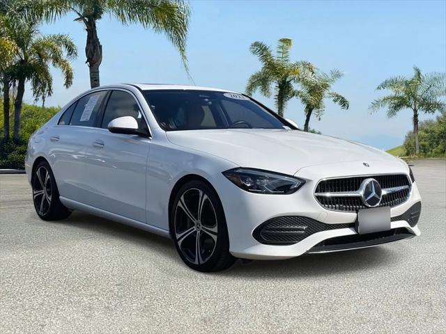 used 2022 Mercedes-Benz C-Class car, priced at $31,999