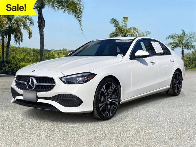 used 2022 Mercedes-Benz C-Class car, priced at $31,999