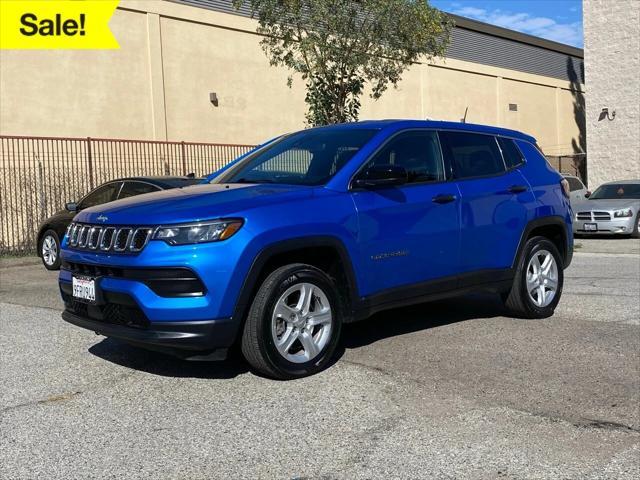 used 2023 Jeep Compass car, priced at $19,600