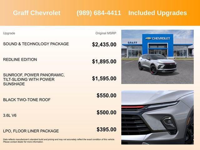 new 2025 Chevrolet Blazer car, priced at $46,882