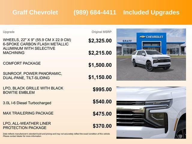 new 2025 Chevrolet Suburban car, priced at $73,482
