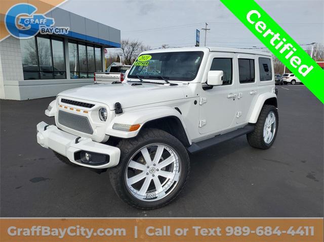 used 2021 Jeep Wrangler Unlimited car, priced at $49,997