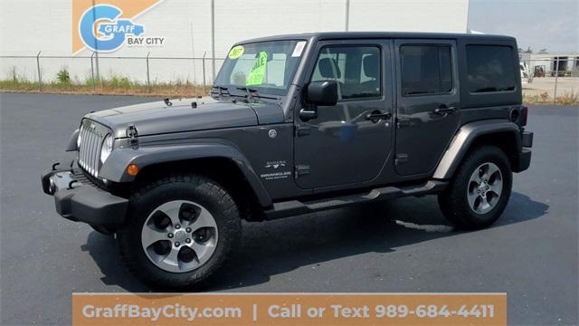 used 2017 Jeep Wrangler Unlimited car, priced at $19,987