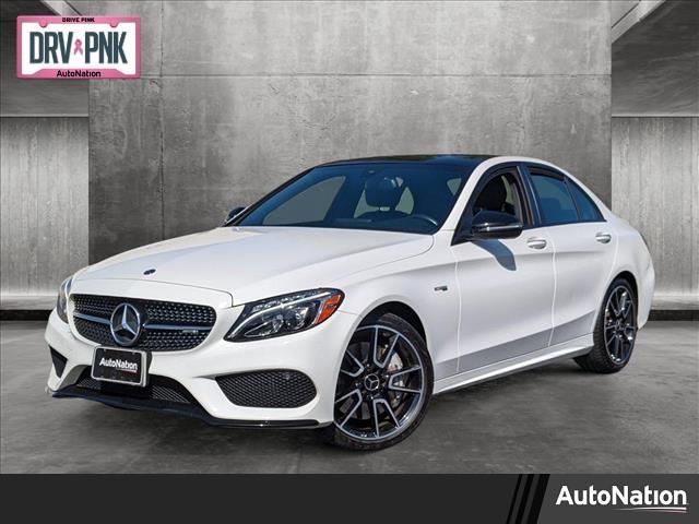 used 2018 Mercedes-Benz AMG C 43 car, priced at $33,995