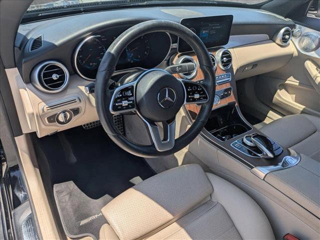 used 2021 Mercedes-Benz C-Class car, priced at $38,995