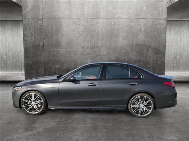 new 2024 Mercedes-Benz AMG C 43 car, priced at $81,670