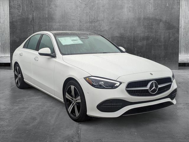 new 2025 Mercedes-Benz C-Class car, priced at $51,755