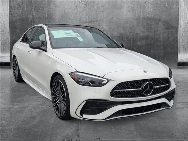 new 2025 Mercedes-Benz C-Class car, priced at $59,795