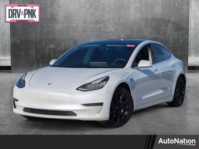 used 2020 Tesla Model 3 car, priced at $18,495