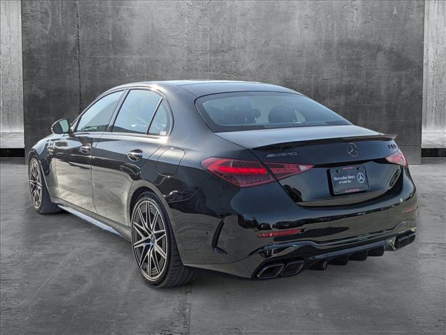 new 2025 Mercedes-Benz AMG C 63 car, priced at $90,365