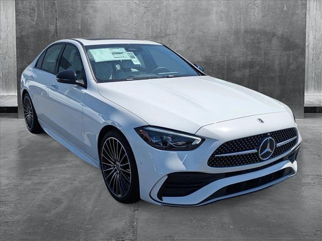 new 2025 Mercedes-Benz C-Class car, priced at $57,705