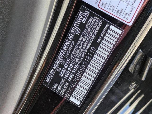 new 2025 Mercedes-Benz S-Class car, priced at $144,060