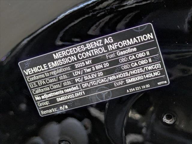 new 2025 Mercedes-Benz C-Class car, priced at $54,105