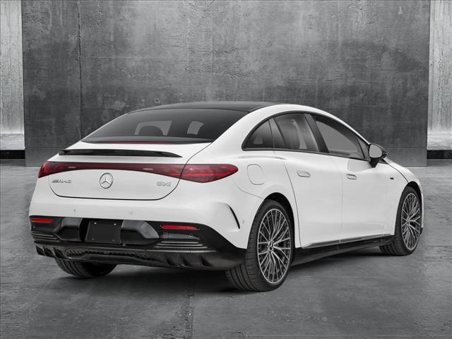 new 2025 Mercedes-Benz AMG EQE car, priced at $118,435