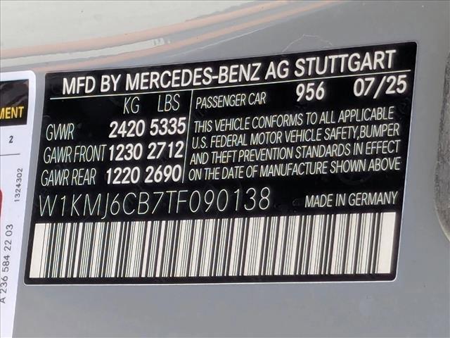 new 2026 Mercedes-Benz AMG CLE 53 car, priced at $90,385