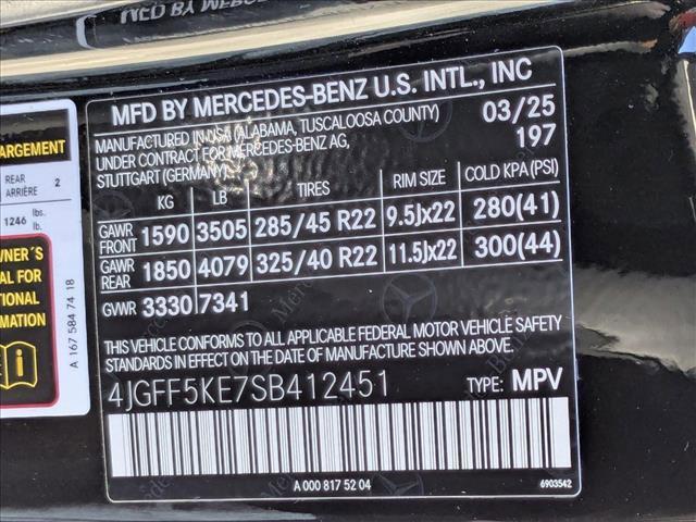 new 2025 Mercedes-Benz GLS 450 car, priced at $98,525