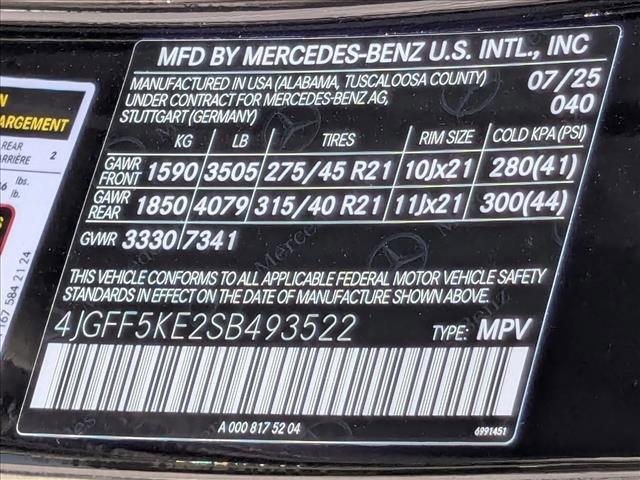 new 2025 Mercedes-Benz GLS 450 car, priced at $92,790