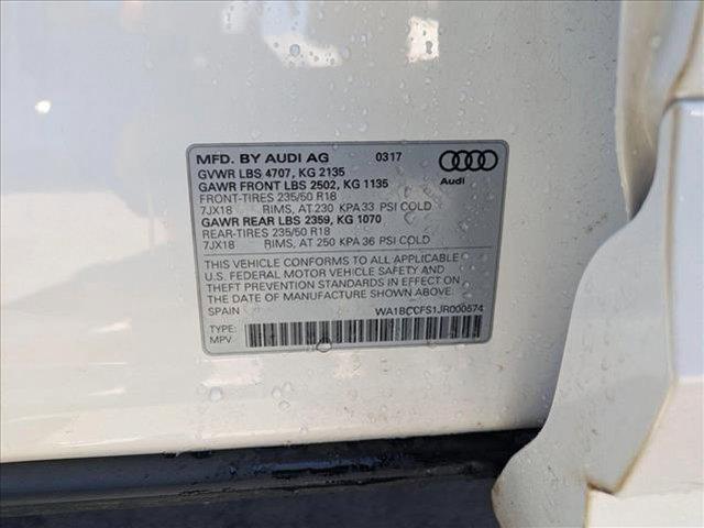 used 2018 Audi Q3 car, priced at $18,991