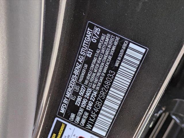 new 2025 Mercedes-Benz C-Class car, priced at $54,855