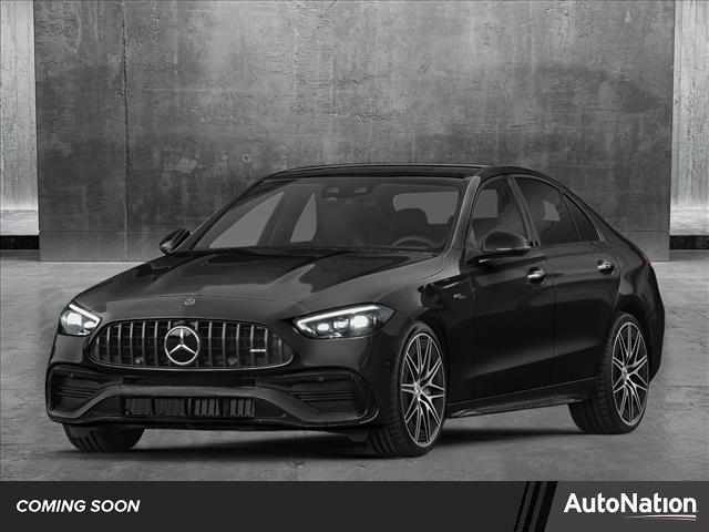 new 2025 Mercedes-Benz AMG C 43 car, priced at $68,425