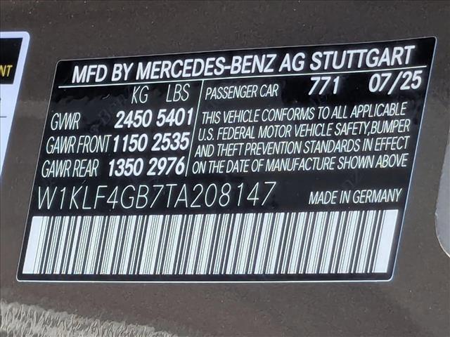 new 2026 Mercedes-Benz E-Class car, priced at $73,295