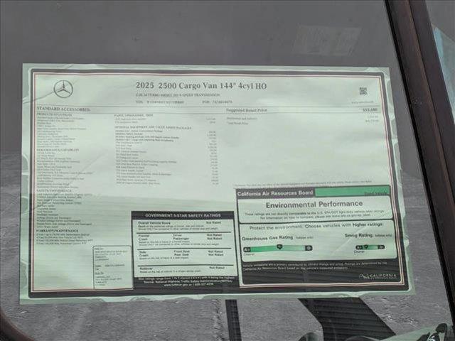 new 2025 Mercedes-Benz Sprinter 2500 car, priced at $66,753