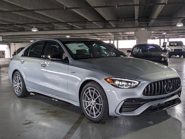 new 2024 Mercedes-Benz AMG C 43 car, priced at $69,705