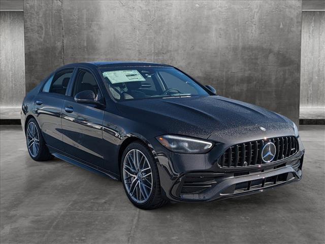 new 2024 Mercedes-Benz AMG C 43 car, priced at $69,640