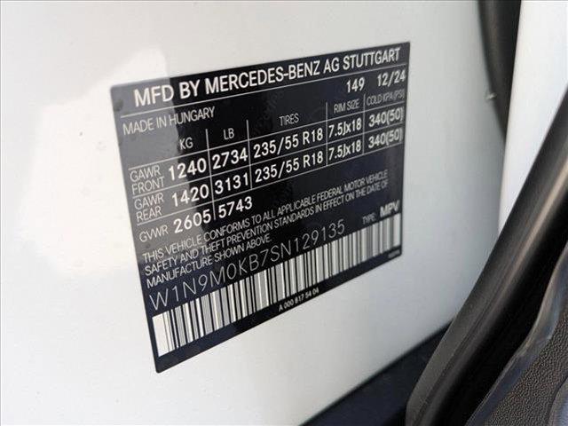 new 2025 Mercedes-Benz EQB 300 car, priced at $60,075