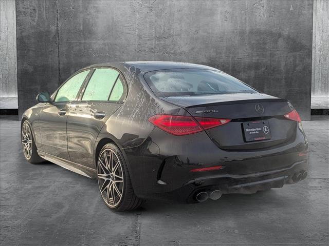 new 2025 Mercedes-Benz AMG C 43 car, priced at $70,415