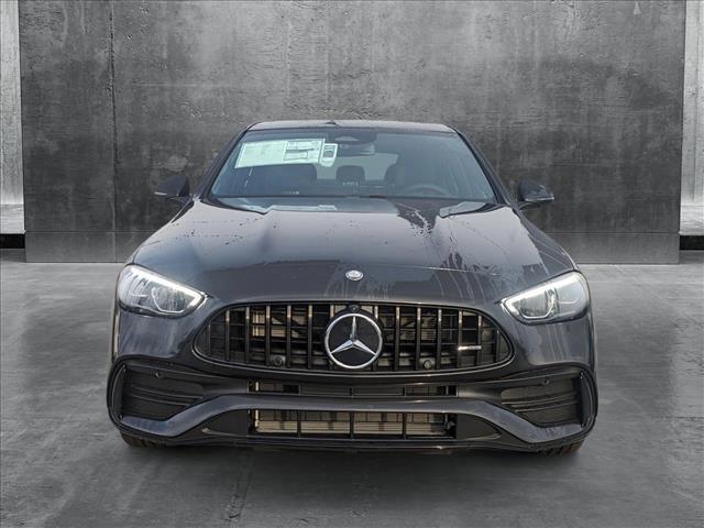 new 2025 Mercedes-Benz AMG C 43 car, priced at $70,415