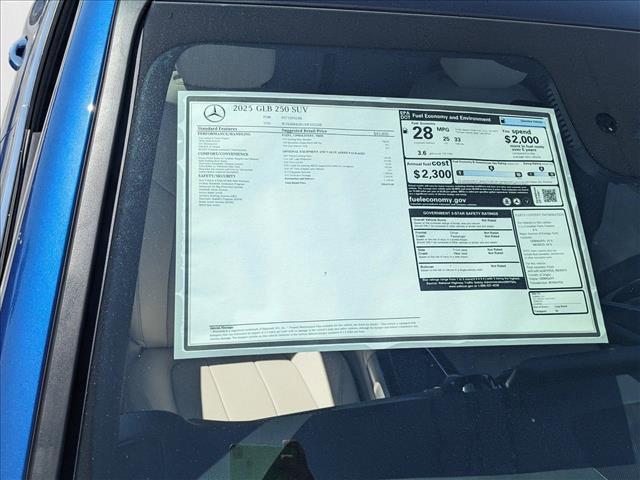 used 2025 Mercedes-Benz GLB 250 car, priced at $42,777