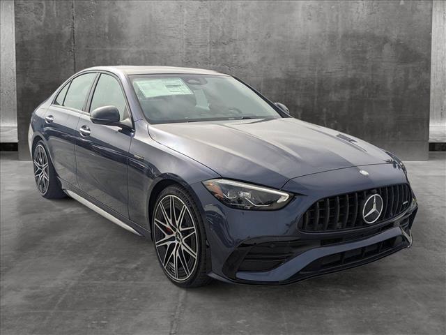 new 2024 Mercedes-Benz AMG C 43 car, priced at $72,655