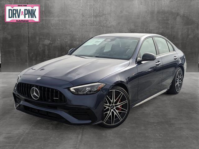 new 2024 Mercedes-Benz AMG C 43 car, priced at $72,655